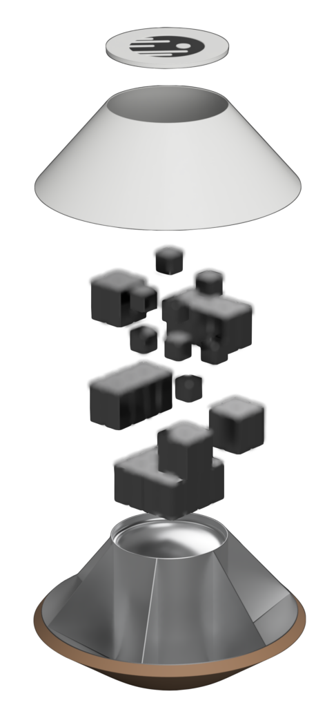 Rendering of the Tumbleweed Microgravity vehicle